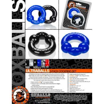 OXBALLS ULTRABALLS Night Edition | Pack 2 cockrings