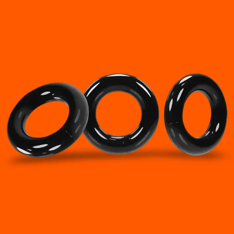 OXBALLS WILLY RINGS | Pack 3 cockrings flexTPR