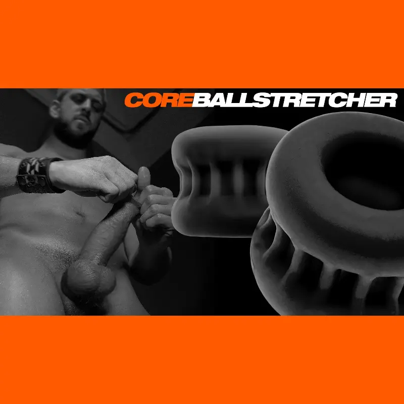 OXBALLS CORE | Ribbed PLUS+SILICONE Ball Stretcher