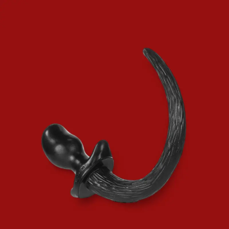 OXBALLS PUPPY TAIL BLACK | Plug anal avec queue en silicone