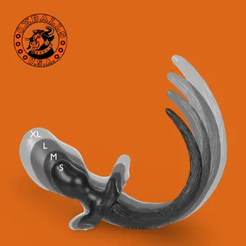 OXBALLS PUPPY TAIL BLACK | Plug anal avec queue en silicone