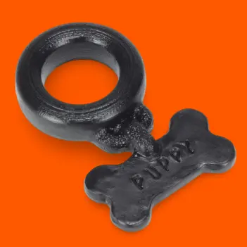 OXBALLS PUPPY – Silicone Puppy Play Cock Ring | Dark-Ink