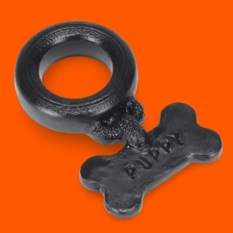 OXBALLS PUPPY – Cockring silicone Puppy Play | Dark-Ink