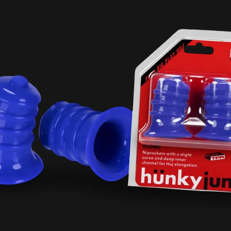 Hünkyjunk ELONG – Cobalt Nipple Suckers | Dark-Ink