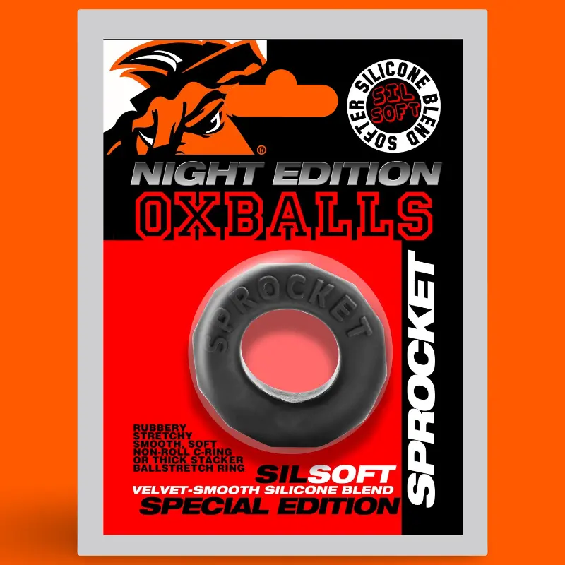 OXBALLS SPROCKET – No-Roll Comfort flexTPR Cock Ring