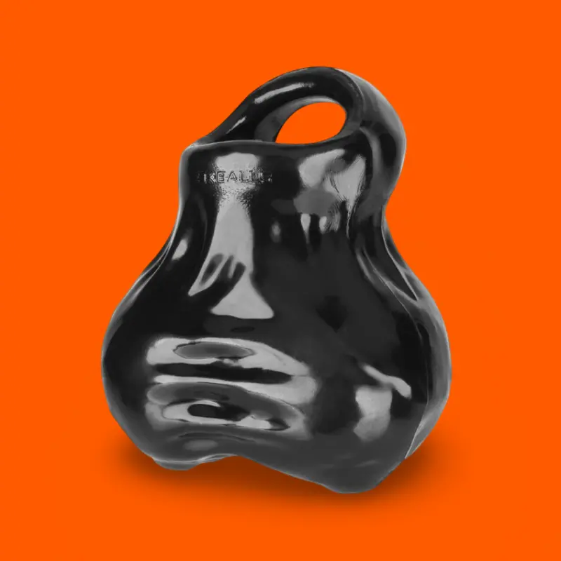 Oxballs NUTTER cocksling+veiny ball-bag rubber nut sack