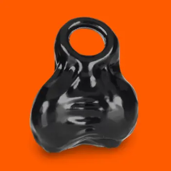 Oxballs NUTTER cocksling+veiny ball-bag rubber nut sack