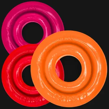 OXBALLS RIMRINGZ – Pack 3 cockrings souples multi-tailles