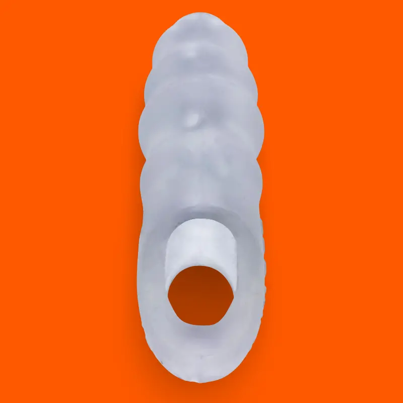 OXBALLS INVADER – Funda para pene abierta texturizada | Dark-Ink