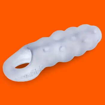 OXBALLS INVADER – Funda para pene abierta texturizada | Dark-Ink
