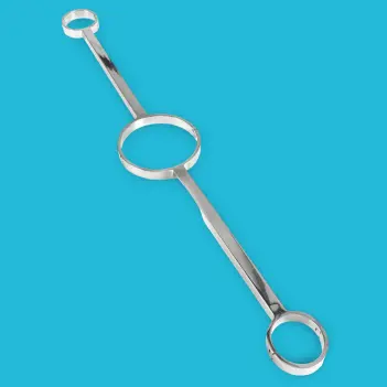 DARKLINE Straight Yoke – Stainless Steel Neck & Wrist Restraint | Dark-Ink
