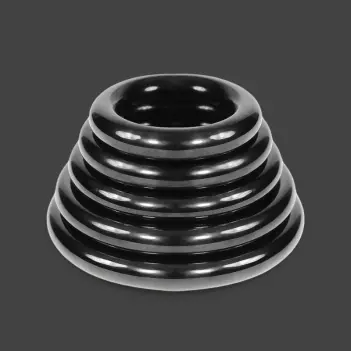 Cockring acero anodizado negro DARKLINE, glans ring 5 y 8 mm | Dark-Ink