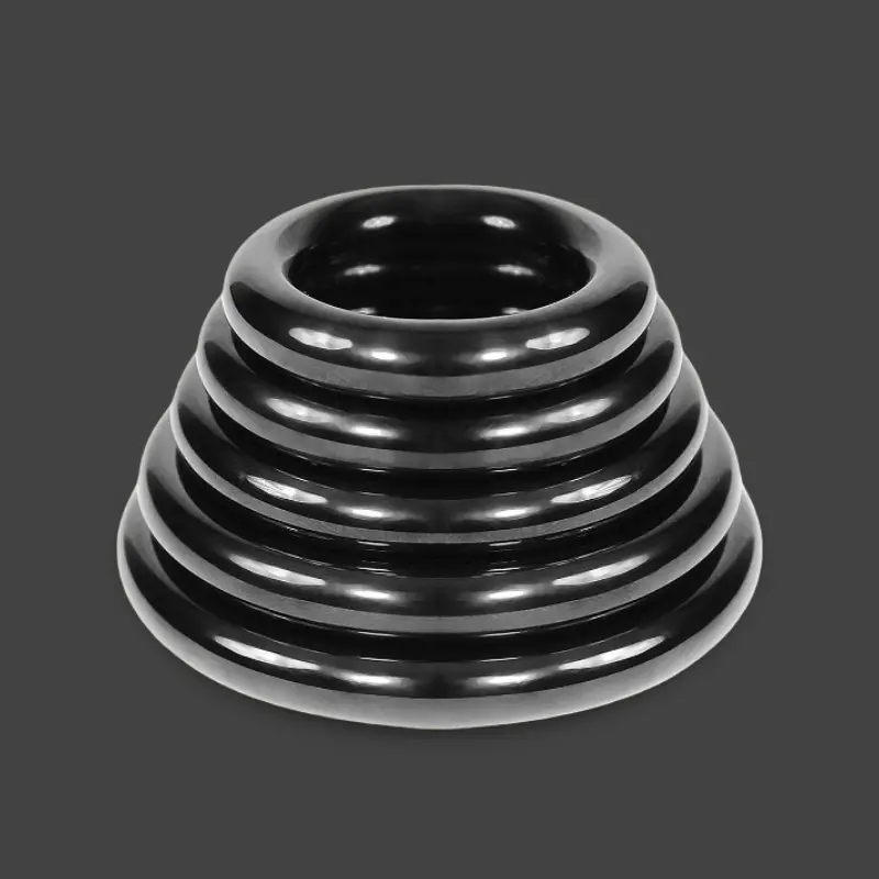 Cockring acero anodizado negro DARKLINE, glans ring 5 y 8 mm | Dark-Ink