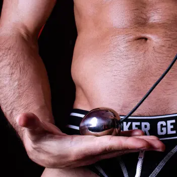 DARKLINE Anal Egg – Œuf anal et boule acier | Dark-Ink