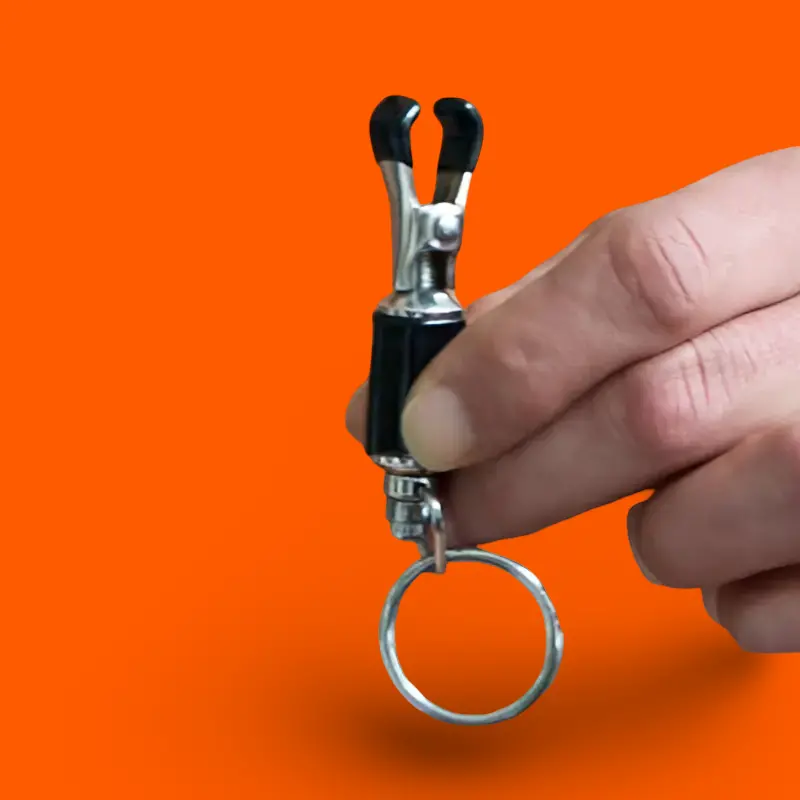 DARKLINE Barrel Nipple Clamps with Puller Rings | Dark-Ink