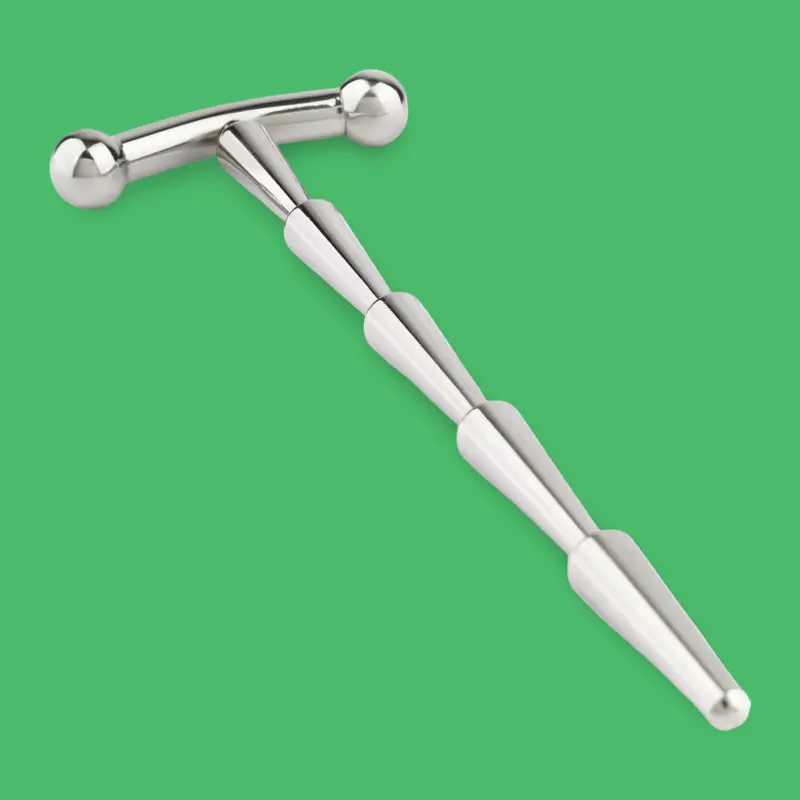 DARKLINE Smooth Cum Rattle – Plug urétral acier 6 mm | Dark-Ink