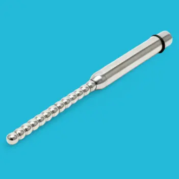 DARKLINE Vibrating steel urethral sound