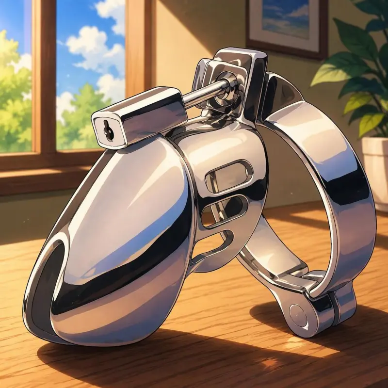 Steel Bull – Cage de chasteté en acier inoxydable