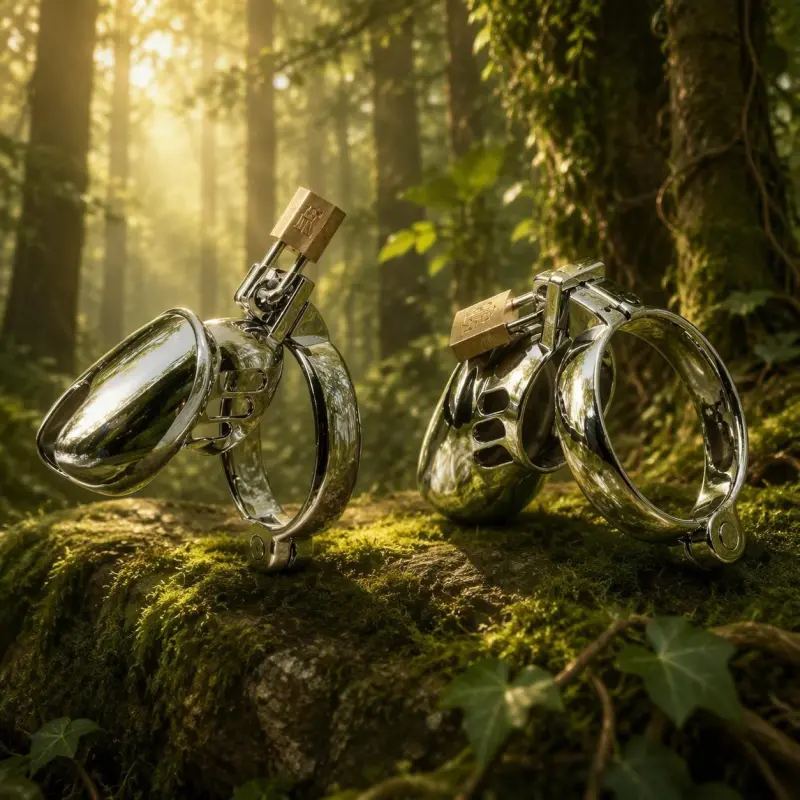 Steel Bull – Stainless Steel Chastity Cage | Dark-Ink