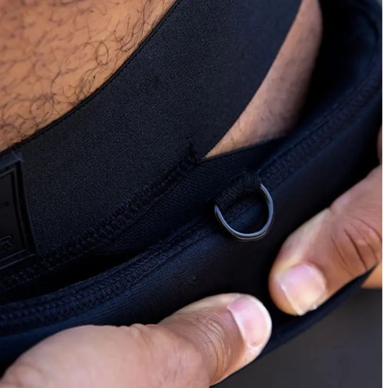 Mr S Leather Neoprene Chap Short Black | Short chap noir