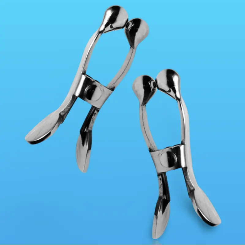 DARKLINE stainless Steel Nipple Clamps with Ball Tips