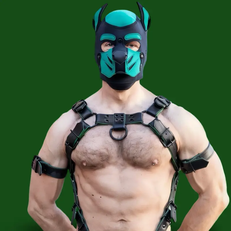 Mr S Leather Trojan 2.0 Body Harness – Harnais cuir | Dark-Ink