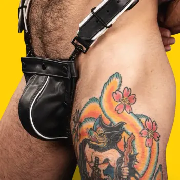 Mr S Leather Trojan 2.0 Body Harness – Leather Harness | Dark-Ink