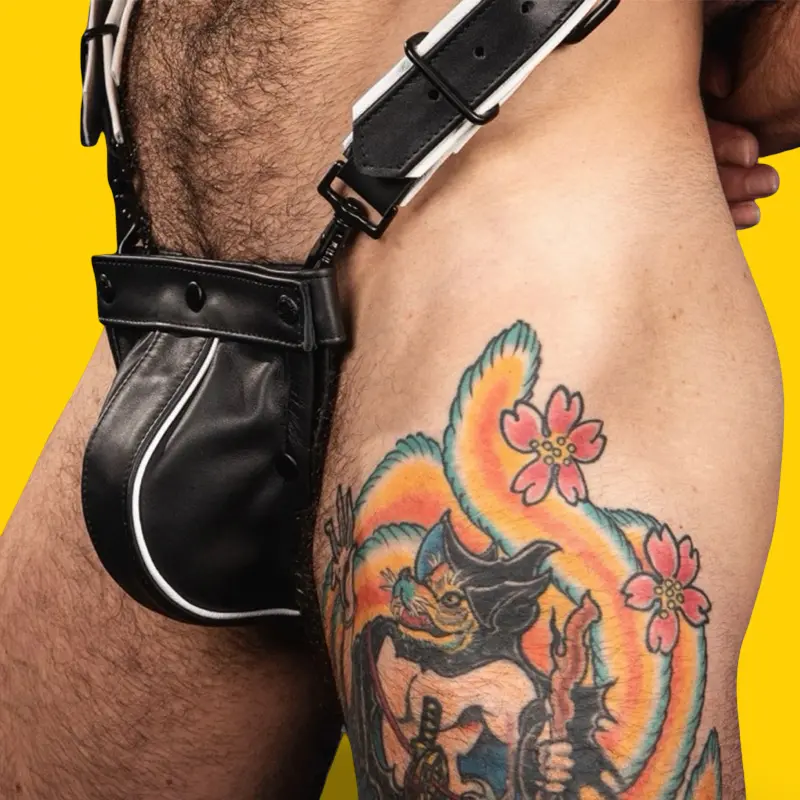 Mr S Leather Trojan 2.0 Body Harness – Leather Harness | Dark-Ink