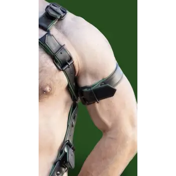 Mr S Leather Trojan 2.0 Body Harness – Harnais cuir | Dark-Ink