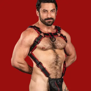 Mr S Leather Trojan 2.0 Body Harness – Lederharness | Dark-Ink