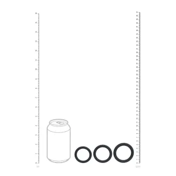 Cockring silicone LEVELZ set 3 tailles L/XL/XXL empilables | Dark-Ink