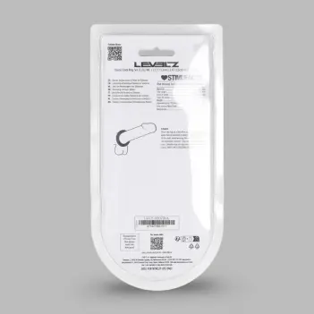 Cockring silicone LEVELZ set 3 tailles L/XL/XXL empilables | Dark-Ink