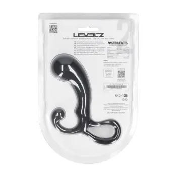 Bulb with Loop Silicone Prostate Massager - S - Black