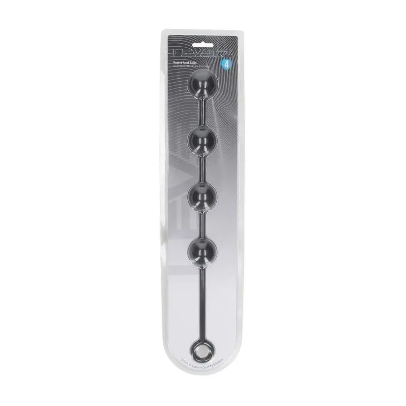 Round Silicone Anal Balls - M/L/XL