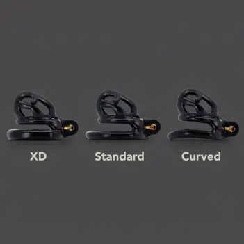 Anillo base castidad KINK3D, Standard, XD o Curved | Dark-Ink