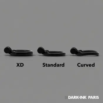 Anillo base castidad KINK3D, Standard, XD o Curved | Dark-Ink