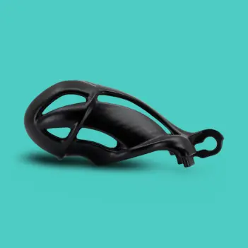 KINK3D Viper S+ Chastity Cage, enclosed, Standard or Wide | Dark-Ink