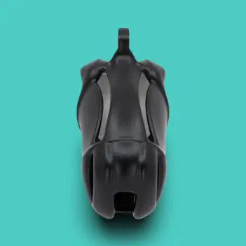 KINK3D Viper S Chastity Cage, enclosed design 3-3.5" | Dark-Ink