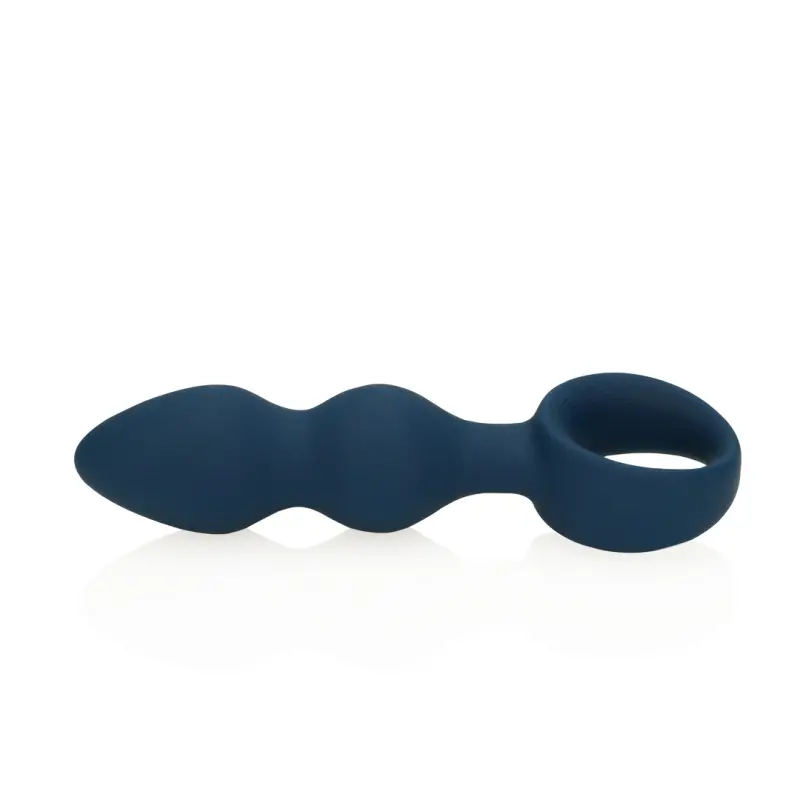 Loveline Teardrop Analplug Baltic Blue aus Silikon | Dark-Ink