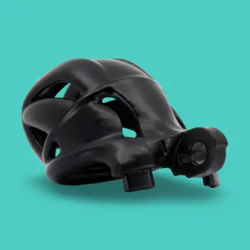 KINK3D Viper N+ Chastity Cage, three widths, 2.5-3" | Dark-Ink