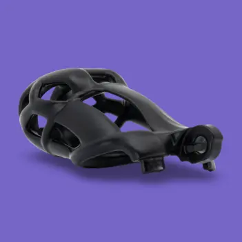Cage de chasteté Cobra S+ KINK3D, Standard ou Wide | Dark-Ink