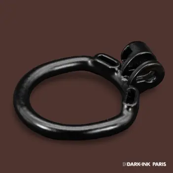 KINK3D Chastity Base Ring, Standard, XD or Curved | Dark-Ink