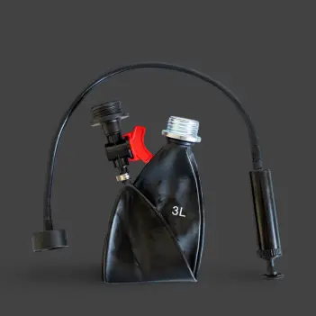 GASMASTER Sac de réinhalation XXL avec filetage pour masque à gaz