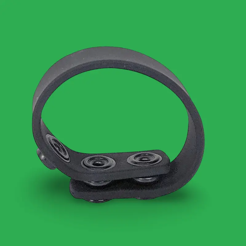 BRUTUS Cockstrap Silicona Negro Ajustable 35–55 mm