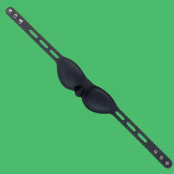 BRUTUS BLINDERS – Antifaz Opaco Silicona Negra BDSM