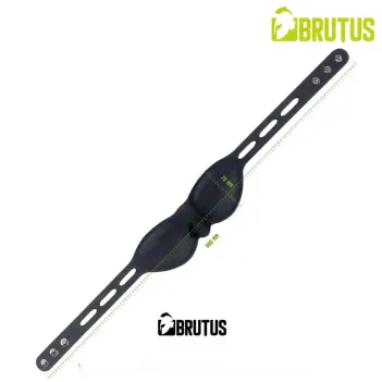 BRUTUS BLINDERS – Black Silicone BDSM Blindfold