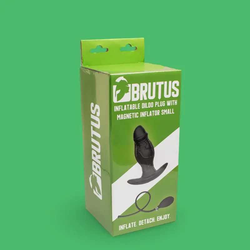 BRUTUS Plug Anal Inflable con Bomba Magnética