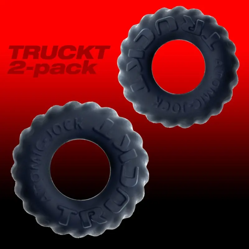 Cockring Oxballs Truckt Night Edition, 2 tallas | Dark-Ink