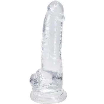 Dildo jelly Torrent ALIVE Clear 8,1 in: nervado | Dark-Ink