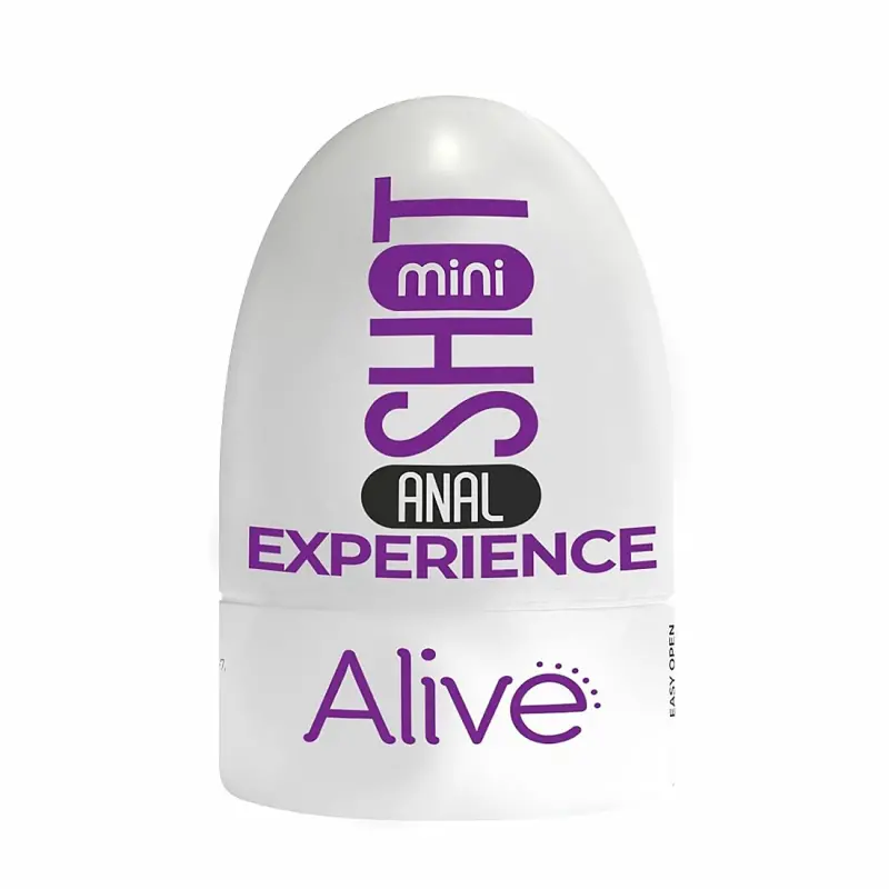 Masturbador anal mini Alive BDSM en TPE extensible flesh | Dark-Ink